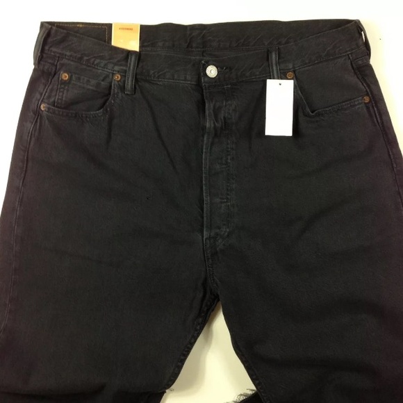 Levi's Men's 501 Original Custom Pleat Jeans - Picture 5 of 7